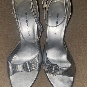 Silver heels